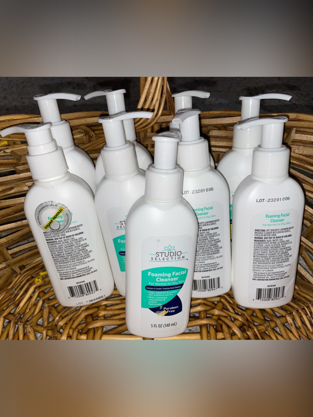Foaming Facial Cleanser - lot of 9